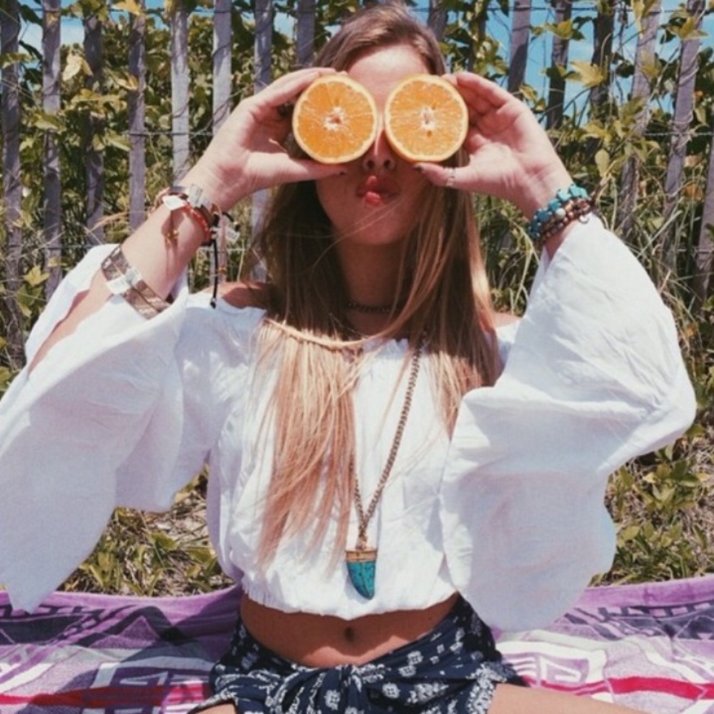 LF Bell Sleeve Flowy Top